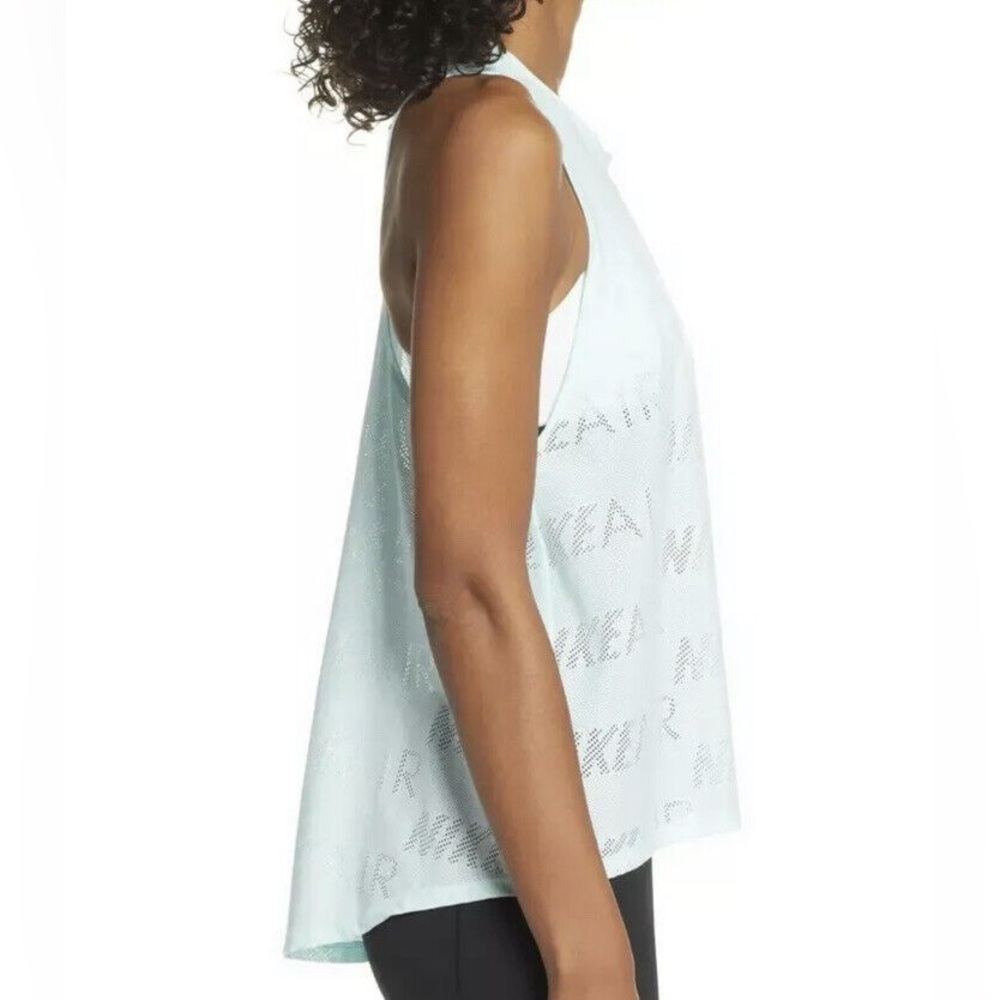 Women’s Nike Workout Tank Top DriFit Gym Bra Pickleball Tennis Athleisure Sweat - Picture 3 of 8